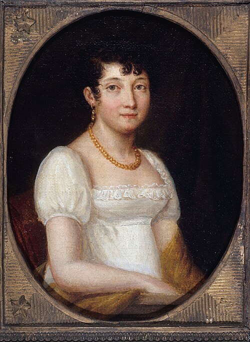 Portrait de Louise Contat (1760-1815), sociétaire de la Comédie Française, 1801, 