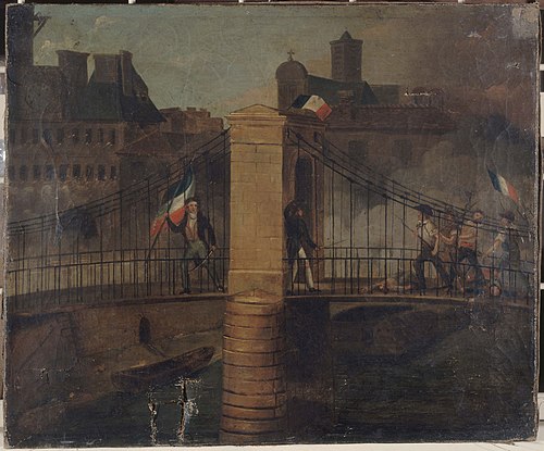 Combat du pont d'Arcole à Paris, le 28 juillet 1830, 1830, 