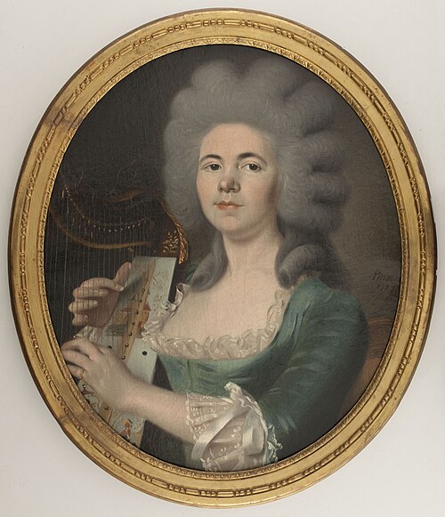 Portrait présumé de Rosalie Dugazon (1755-1821), chanteuse, 1787, 