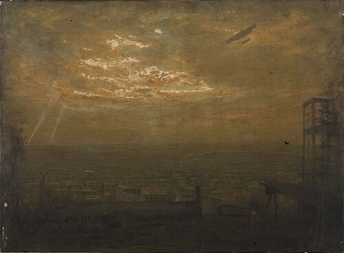La Ronde de nuit en avion, 1916, 