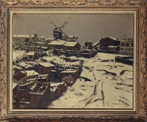 Montmartre, effet de neige, 1903, 