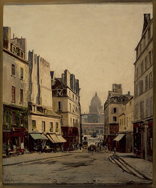 La Rue du Haut-Pavé, en 1888, 1888, 