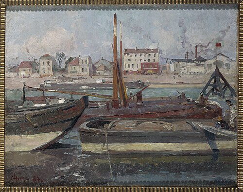 La Seine, au quai de la Rapée, 1884, 