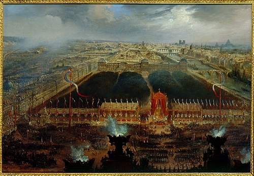 Fête de la Constitution sur la place de la Concorde, le 12 novembre 1848, 1848, 