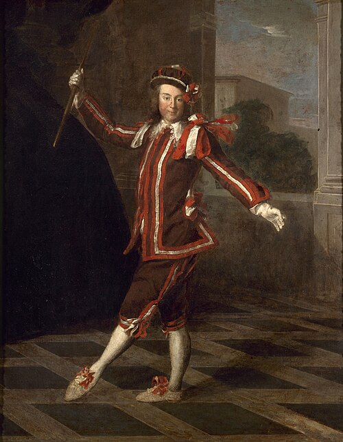 Mezzetin dansant, vers 1720, 1720, 