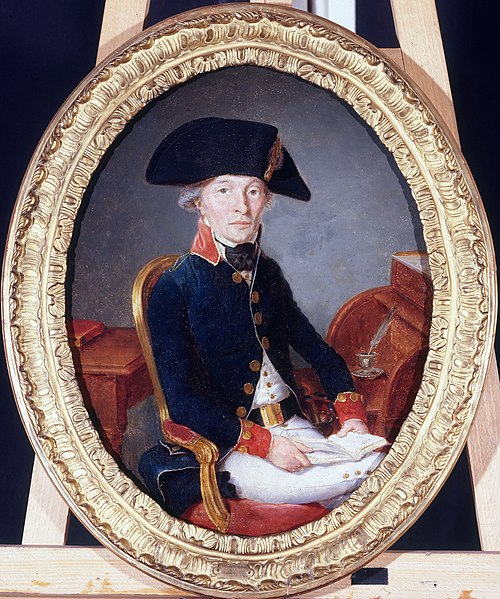 Portrait d'un officier de la garde nationale à l'époque révolutionnaire, 1789, 