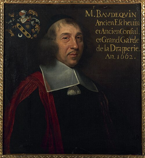 Portrait de Nicolas Baudequin, échevin de la Ville de Paris, 1662, 