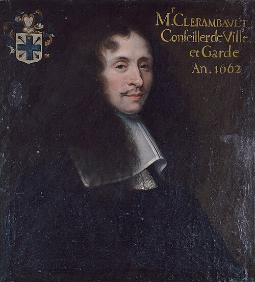 Portrait de Charles Clérambault, conseiller de la Ville de Paris en 1661, 1662, 