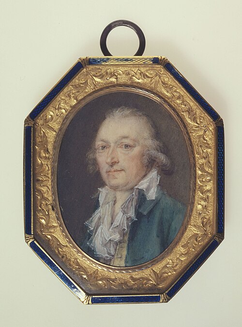 Portrait d'homme, le col entrouvert (J739), 1798, 