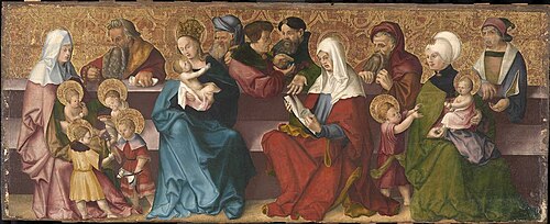 Die Heilige Sippe, 1520, 