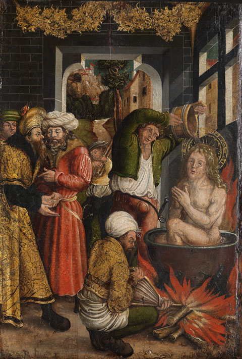 Martyrium des Heiligen Johannes des Evangelisten, 1520, 