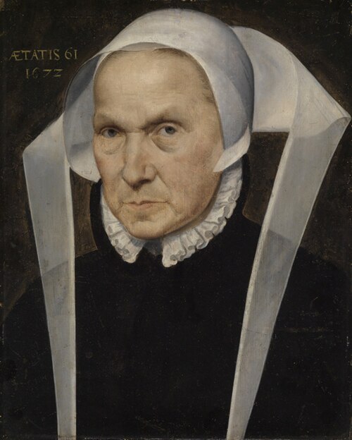 Portrait of an old woman, 1572, 