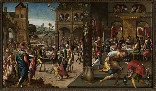 Parable of the great banquet, 1550, 