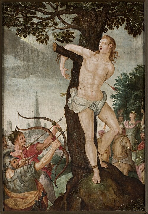 Martyrdom of St. Sebastian, 1593, 