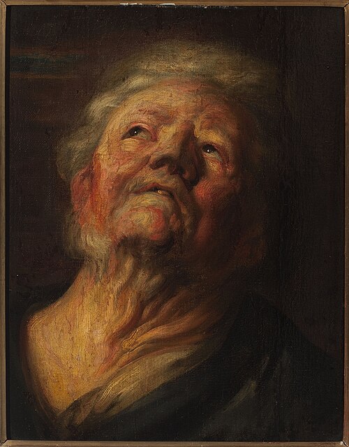 Study of the head of Abraham Grapheus, , 