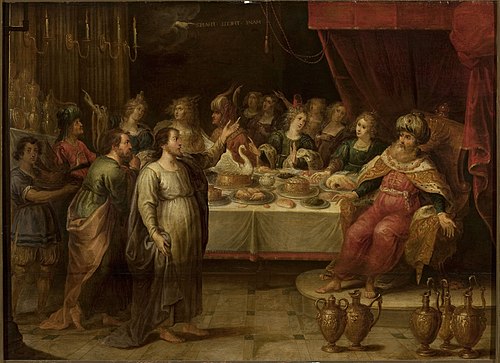 Belshazzar's feast (Daniel 5:1-31), 1612, 