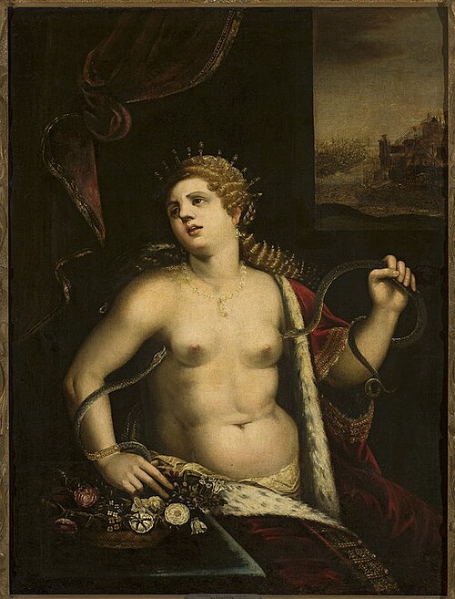 Death of Cleopatra (Plutarch XLIV, 86), 1605, 