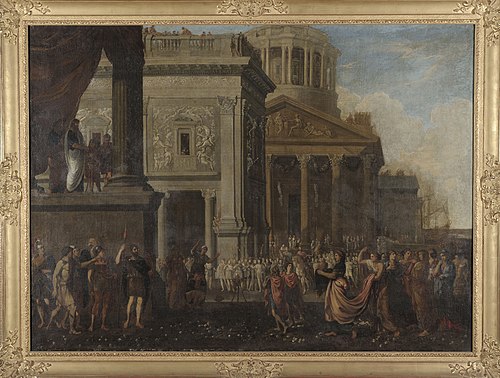 Agrippine avec les cendres de Germanicus, , 