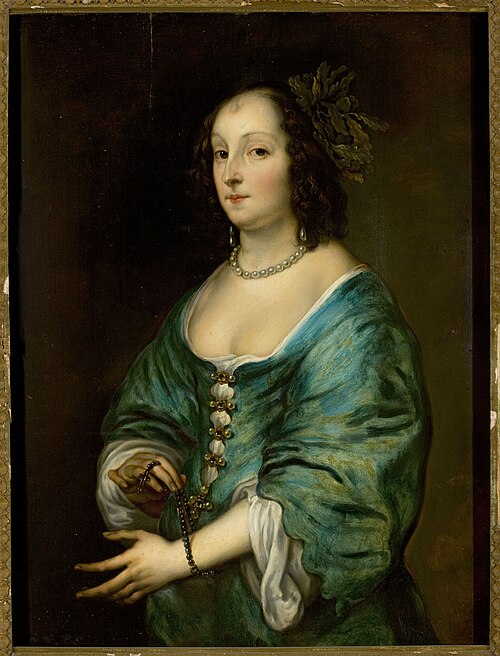 Portrait of Anthony van Dyck's wife Mary Ruthven, , 