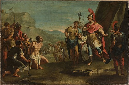 Killer of Darius before Alexander (King Porus and Alexander the Great), 1662, 