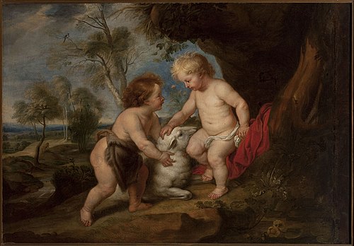 Child Jesus and St. John the Baptist, , 