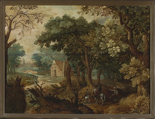 Forest landscape, 1615, 