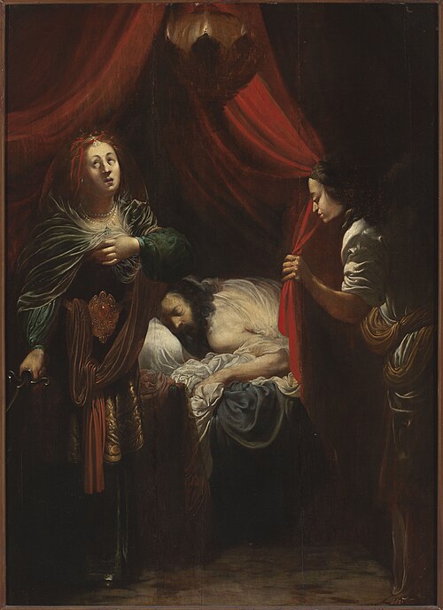Judith in the tent of Holofernes (Judith 13:4-6), 1637, 
