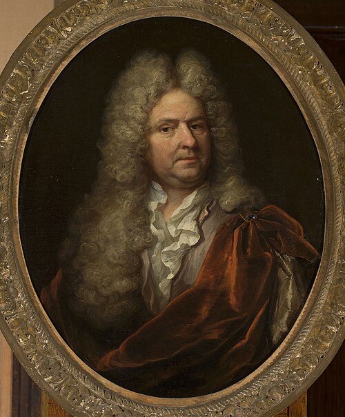 Portrait of a man in a wig, 1702, 