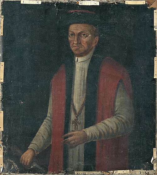 Portrait of Wojciech (Albert) I Radziwiłł (1476–1519), bishop of Lutsk and Vilnius, nicknamed “Jałmu, 1750, 
