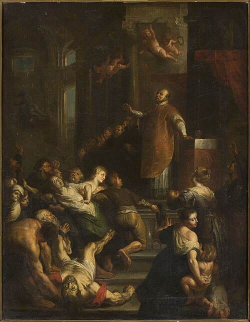 Saint before an altar, 1800, 