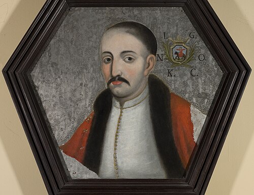 Coffin portrait of Jan Gniewosz (?–1708/1709) from Oleksów, castellan of Zawichost, 1708, 