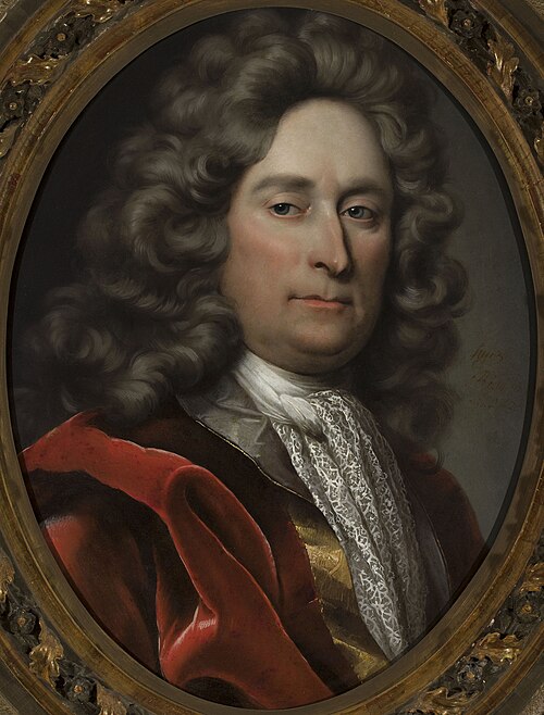 Portrait of a man in a grey wig, 1724, 