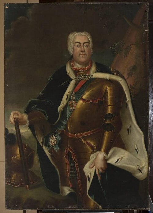 Portrait of Augustus III (1696–1763), King of Poland, 1750, 