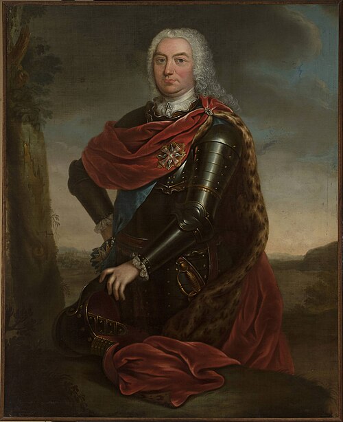 Portrait of Jan Ansgary Czapski (?–1742), great treasurer of the crown, 1740, 