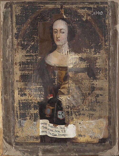 Portrait of Cecylia Maria Sieniawska née Radziwiłł (?–after 1686), 1735, 