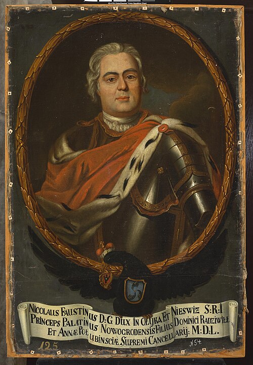Portrait of Mikołaj Faustyn Radziwiłł (1688–1746), 1735, 