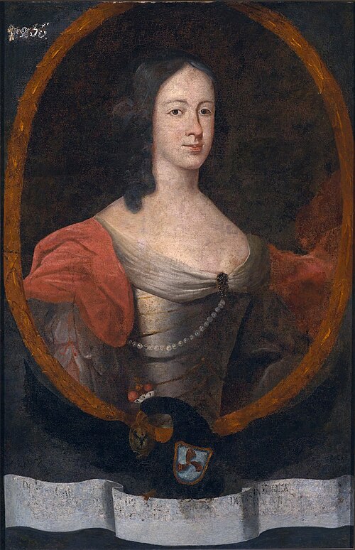 Portrait of Ludwika Karolina Radziwiłł (1667–1695), 1735, 
