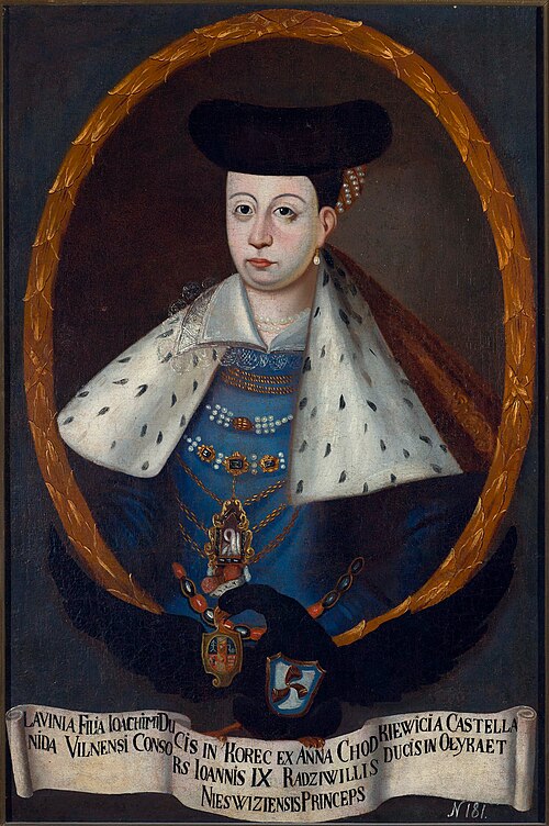 Portrait of Lawinia Radziwiłł née princess Korecka (ca. 1587–ca. 1641), 1735, 