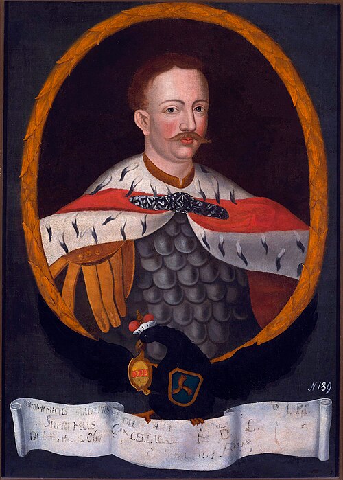 Portrait of Dominik I Mikołaj Radziwiłł (1643–1697), 1735, 