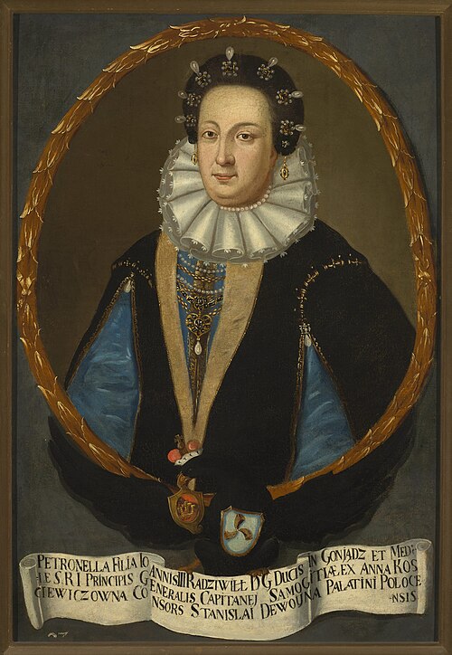 Portrait of Petronella Dowojno née Radziwiłł (1526–1564), 1735, 