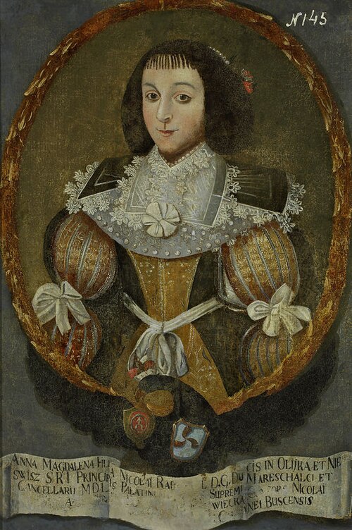 Portrait of Anna Magdalena Tworowska née Radziwiłł (1553–1590), 1735, 