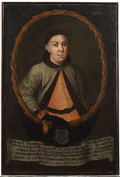 Portrait of Mikołaj Franciszek Radziwiłł (1659–1672), 1735, 