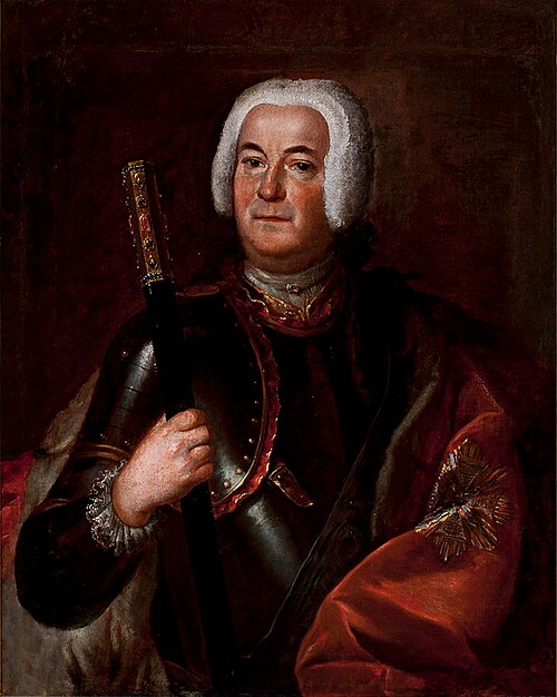 Portrait of Paweł Karol Sanguszka (1680–1750), Grand Marshal of Lithuania, 1734, 