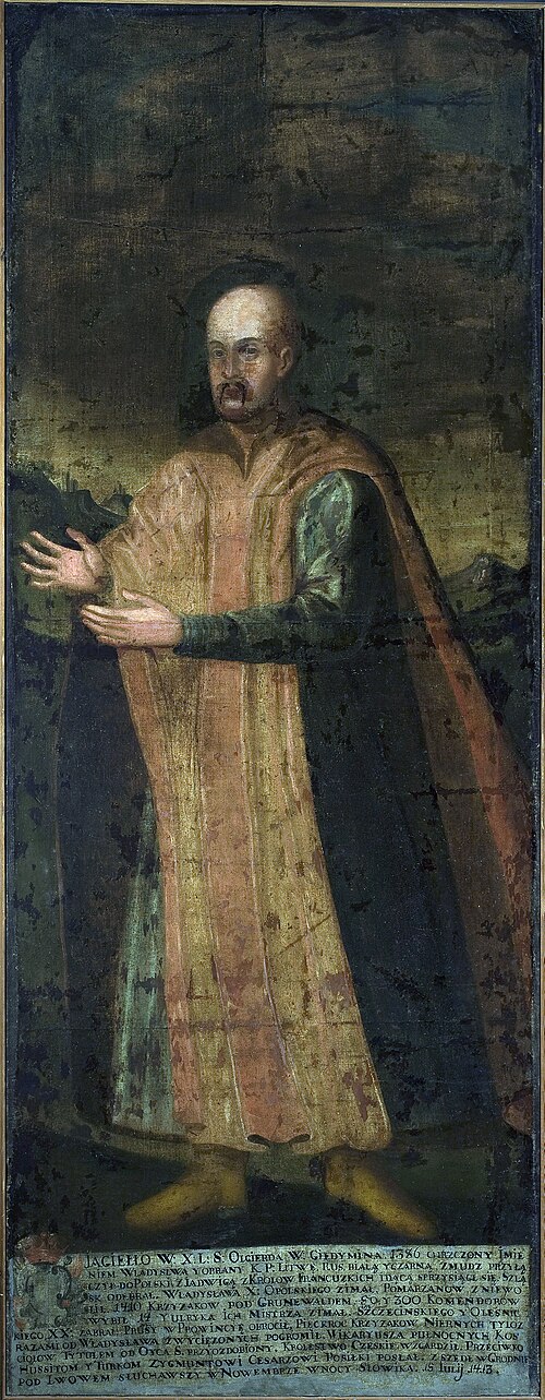 Portrait of king Władysław Jagiełło (1348–1434), 1750, 