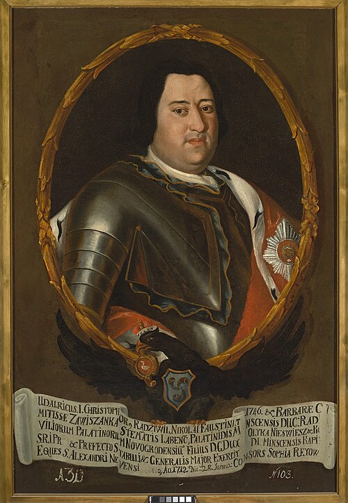 Portrait of Udalryk I Krzysztof Radziwiłł (1712–1770), 1744, 