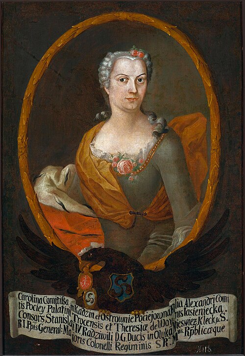 Portrait of Karolina Radziwiłł née Pociej (1732–1776), 1749, 
