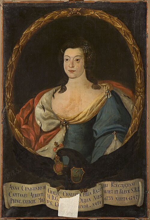 Portrait of Anna Kunegunda Radziwłł née Chalecka (1723–1765), 1747, 