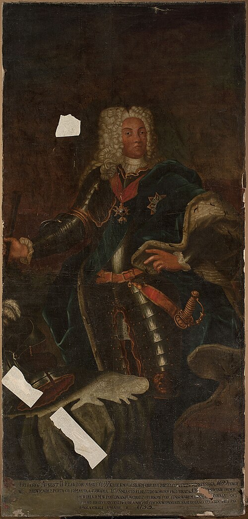 Portrait of Augustus II the Strong (1670–1733), 1756, 