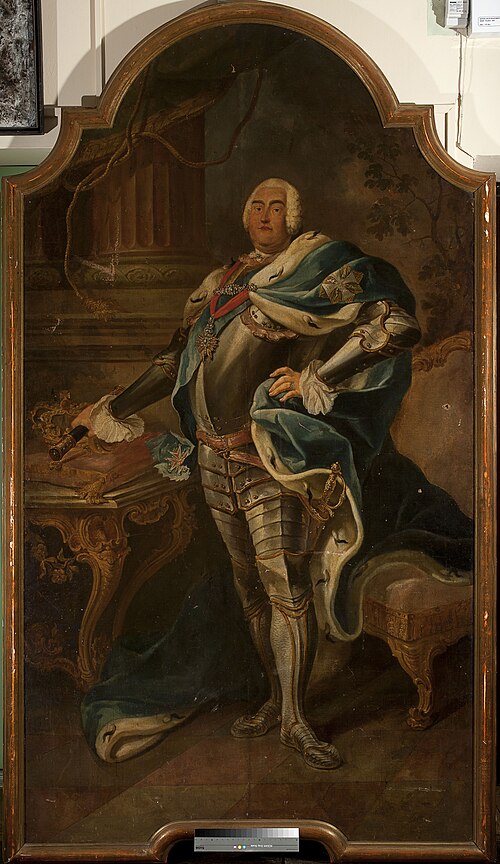 Portrait of Augustus III (1696–1763), King of Poland, 1756, 
