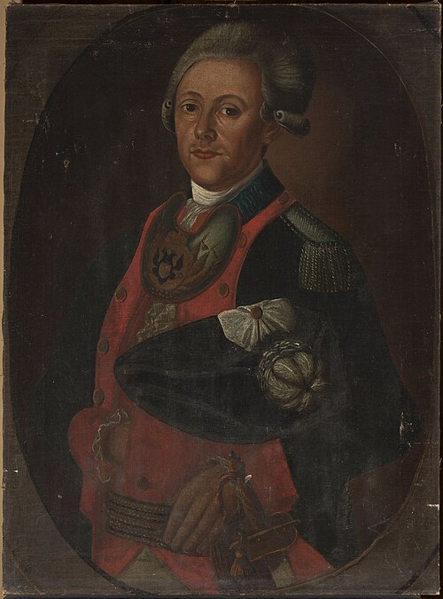 Portrait of a military man, 1775, 